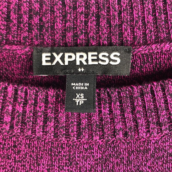 Express Magenta Sweater XS - Picture 2 of 2